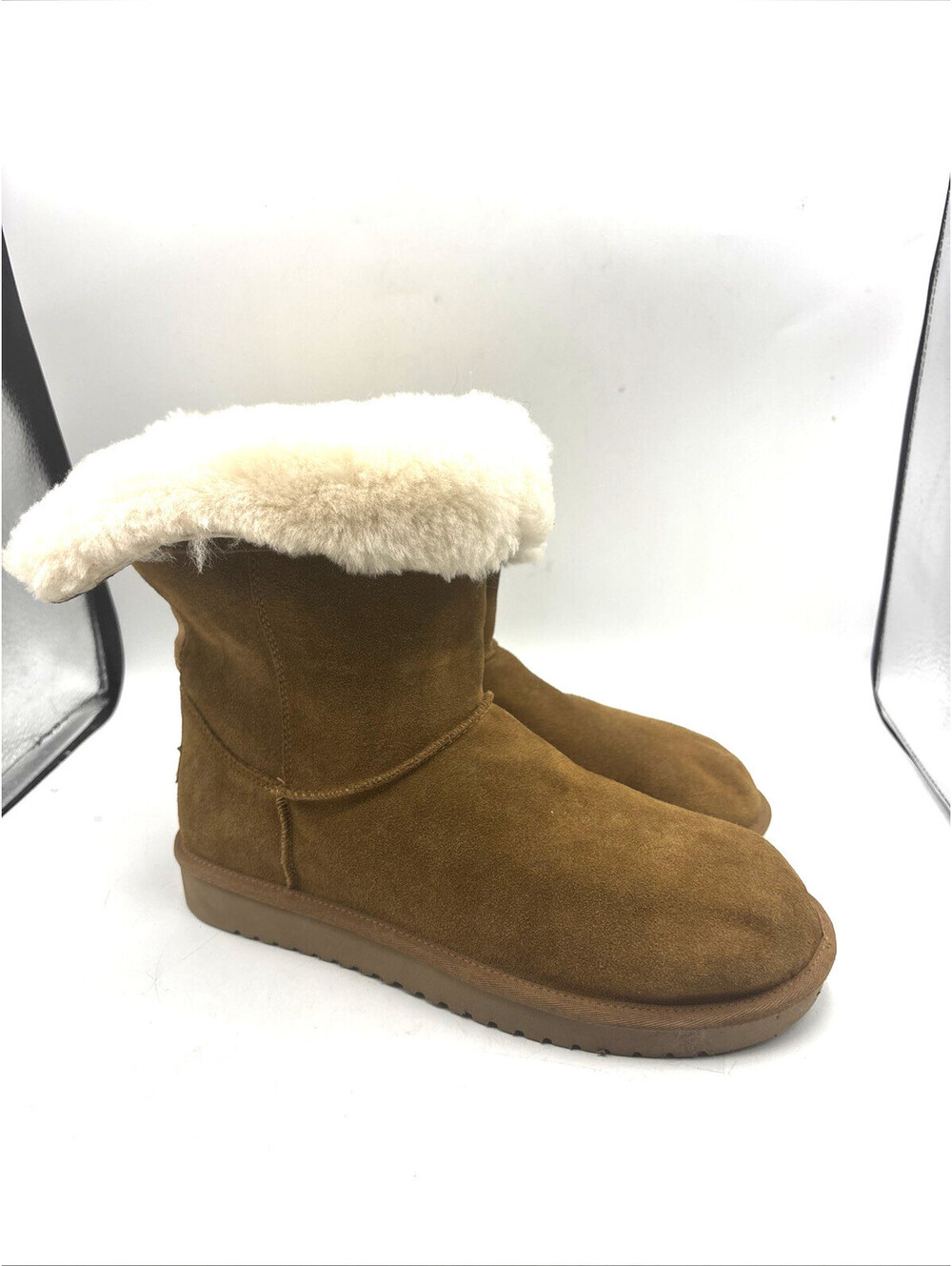 Koolaburra By UGG Women's Size 10 Sulana Cestnut Suede Pull On Winter Boots
